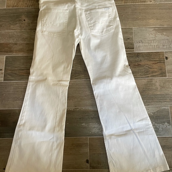 7 for all mankind white jeans - Picture 3 of 9